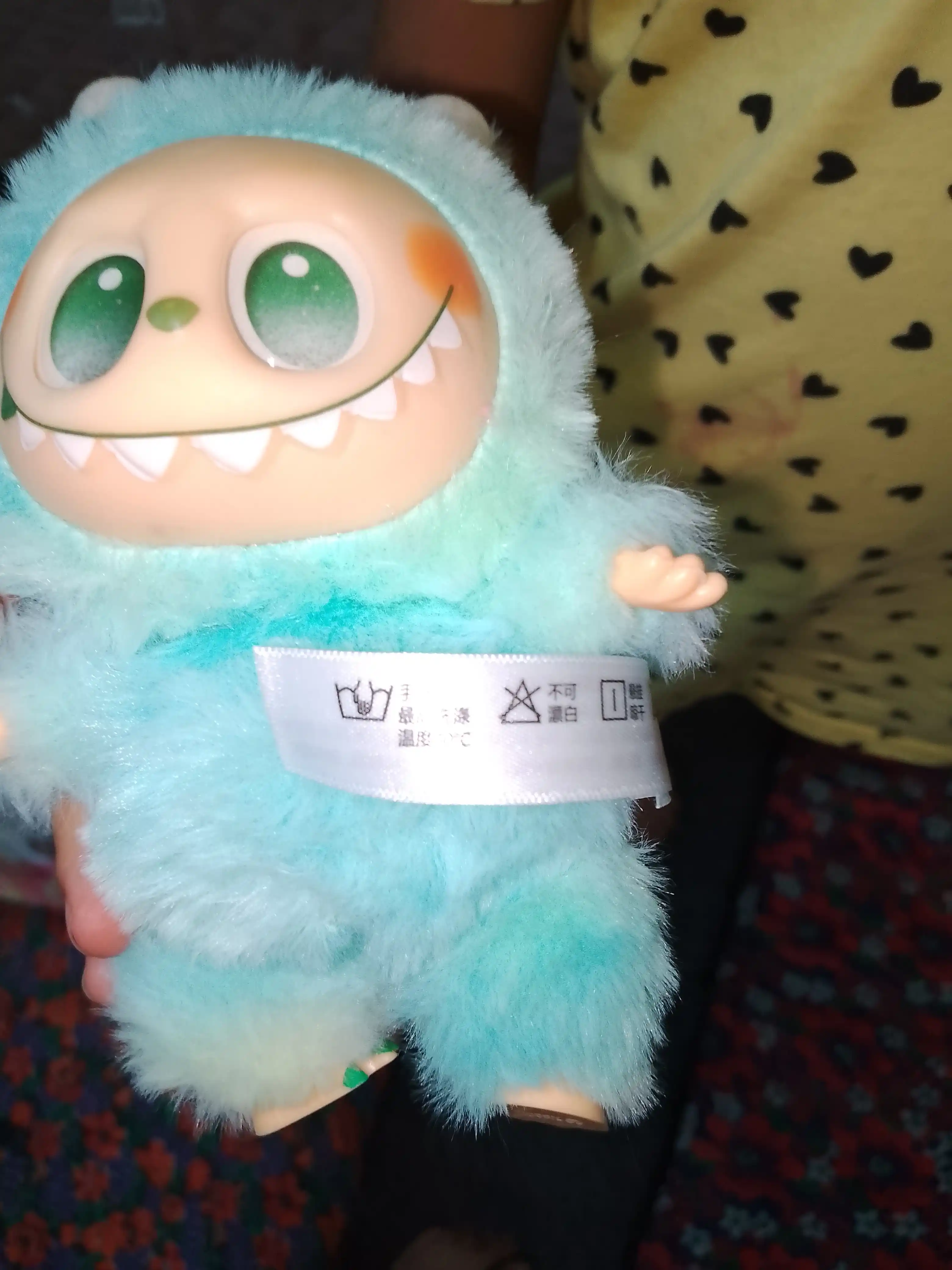 Labubu va Stitch Popmart yumshoq o‘yinchoq kolleksion, random rangda
