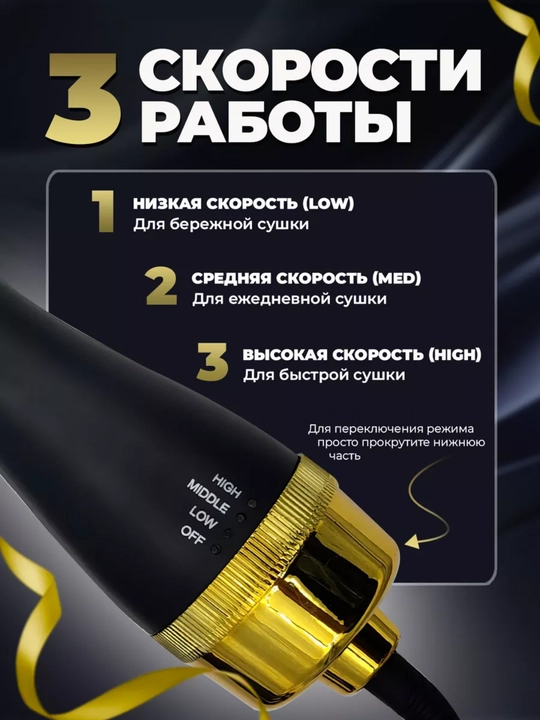 Фен расческа для быстрой укладки волос One Step , стайлер для объема волос, 3 в 1