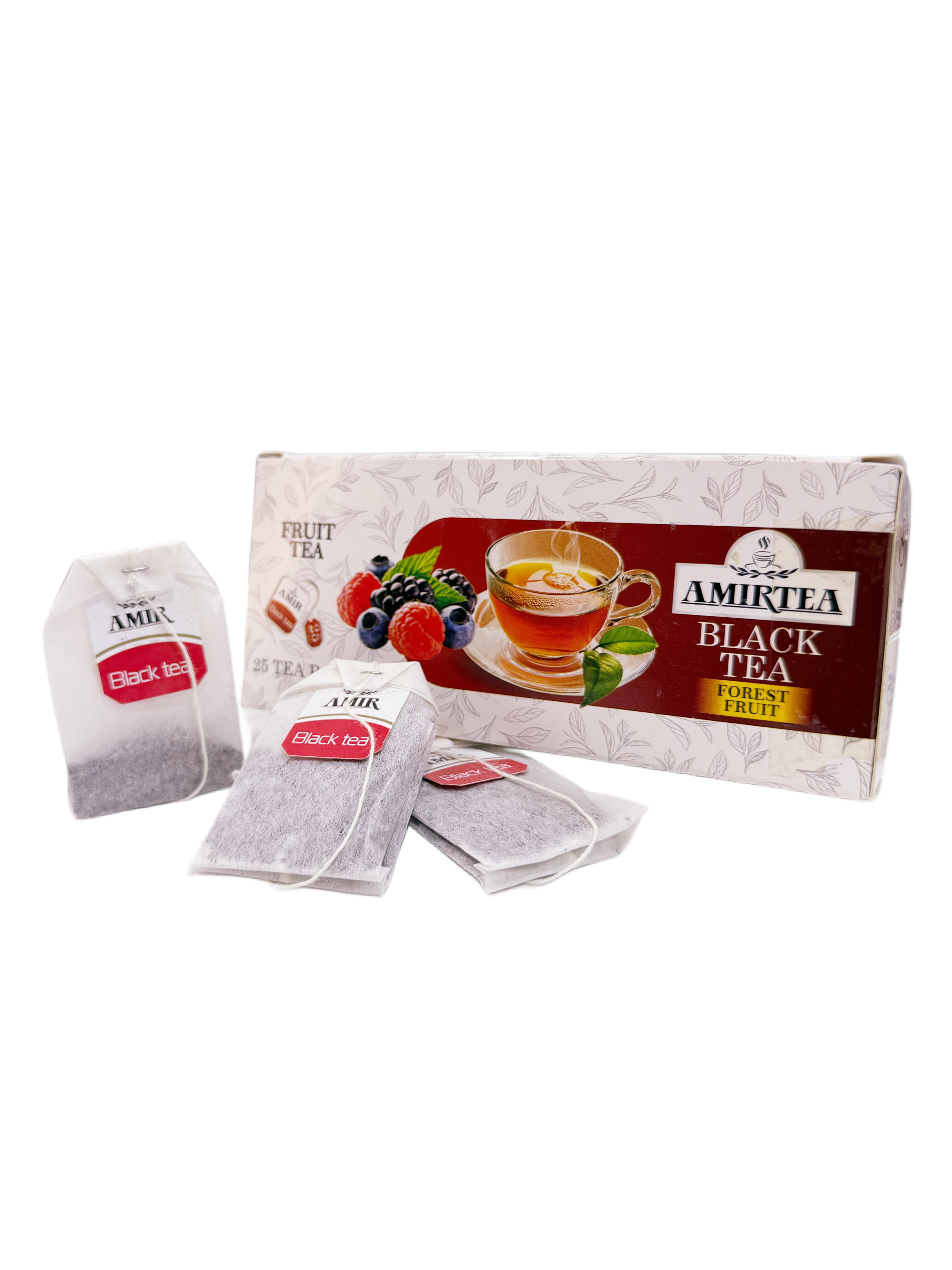 Amir Tea Лесные Ягоды, черный, пакетик, 25 штук, 50 гр