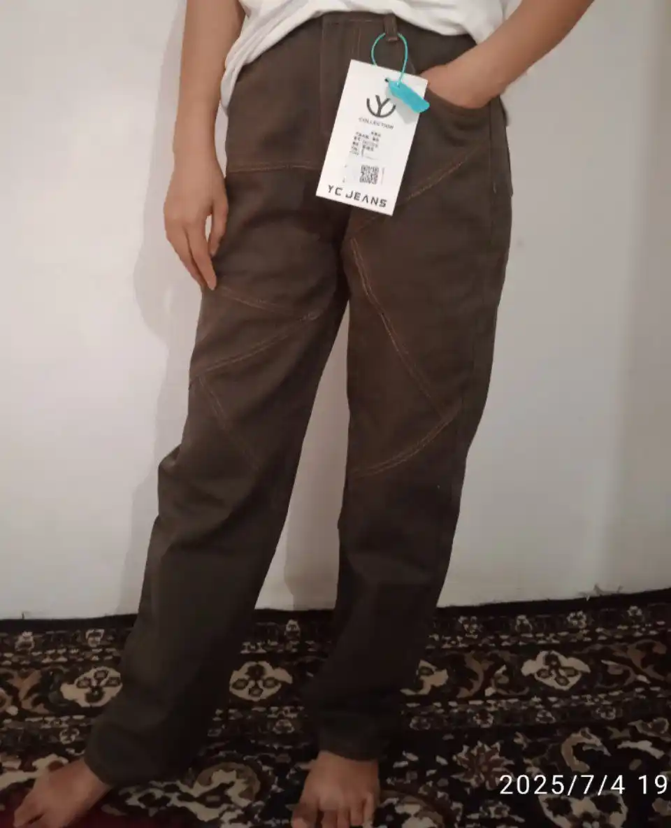 Ayollar uchun keng jinsi shimlar, koreyscha casual High Waist, erkin kesim, S–2XL