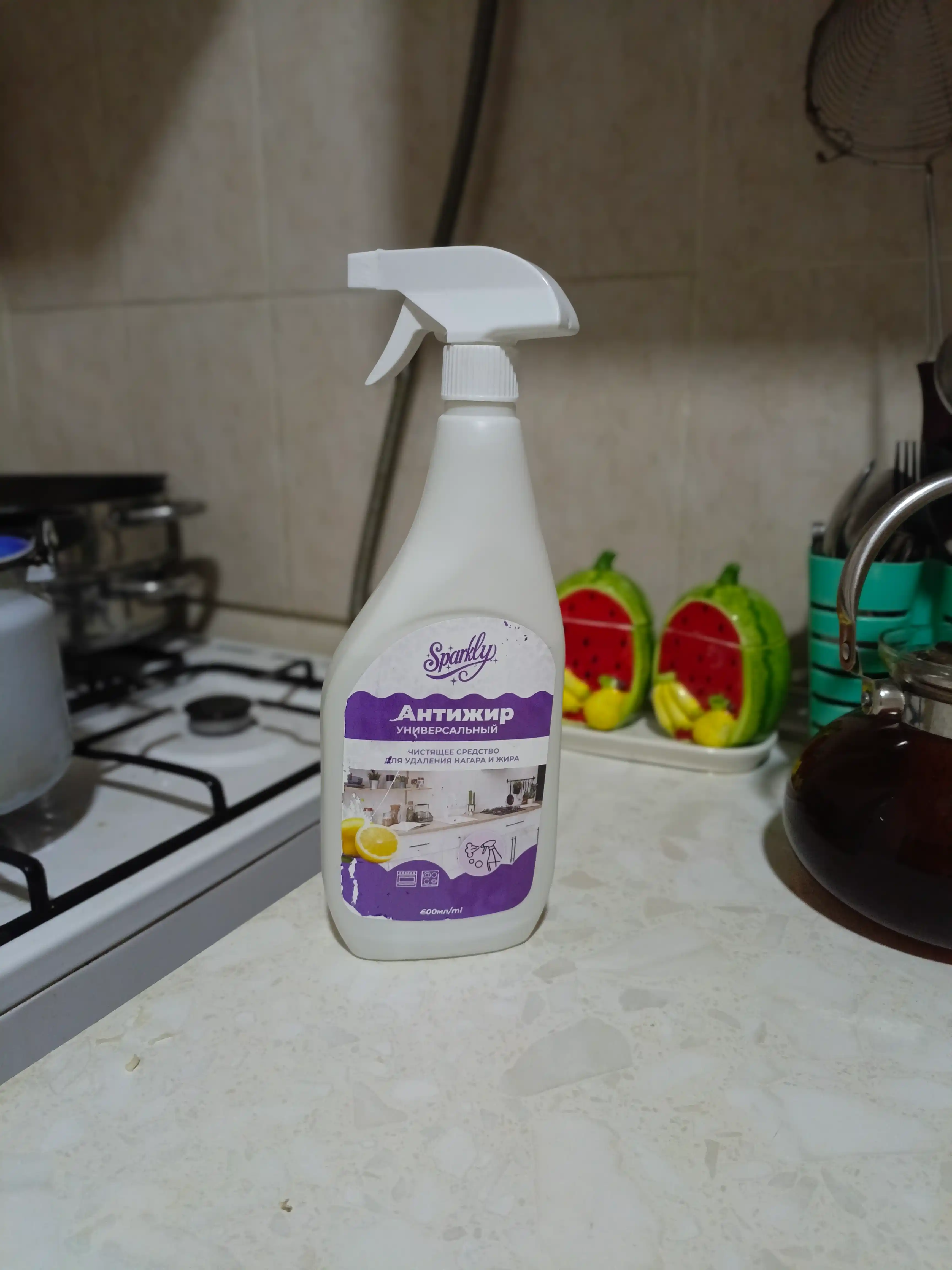 Sparkly аntiyog‘, 600 ml, yog‘ va kuyindiga qarshi kuchli vosita