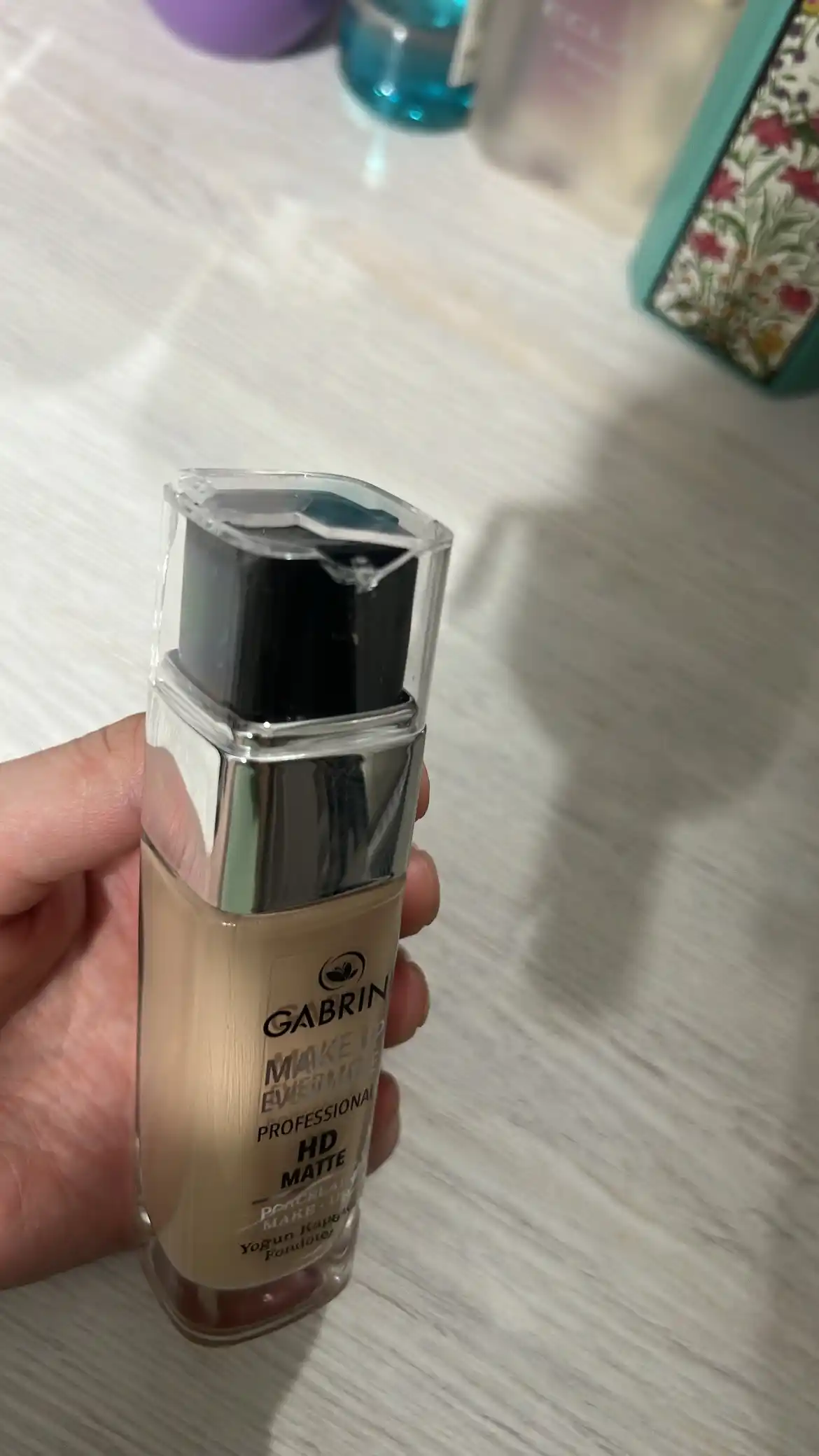 Gabrini Tonal kremi, HD Matte Make Up Evermore, xira, 30 ml
