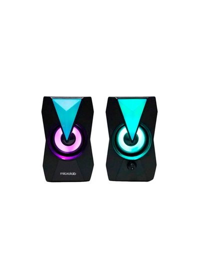 Колонки Microlab B-22, компьютерная акустика 2.0, AUX+USB, 6 Вт RMS