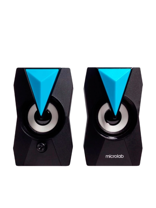 Колонки Microlab B-22, компьютерная акустика 2.0, AUX+USB, 6 Вт RMS - 