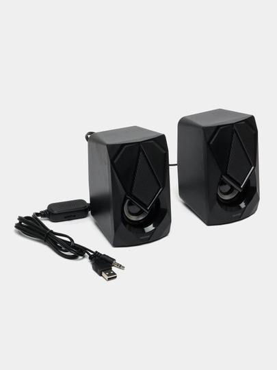 Kolonkalar Microlab B-25, kompyuter akustikasi 2.0, AUX+USB, 6 Vt RMS - 