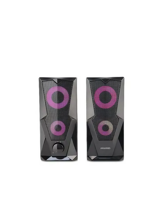 Колонки Microlab B-27, компьютерная акустика 2.0, AUX+USB, 10 Вт RMS