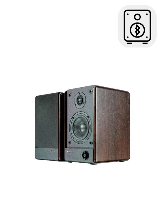 Microlab SOLO 4, 2.0, 60 Vt RMS (2×20 Vt + 2×10 Vt), RCA kirish, MDF (yog‘och) korpus