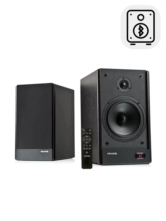 Microlab SOLO 26, 2.0, 80W RMS (2×40W), RCA va optik kirishlar, MDF korpusi