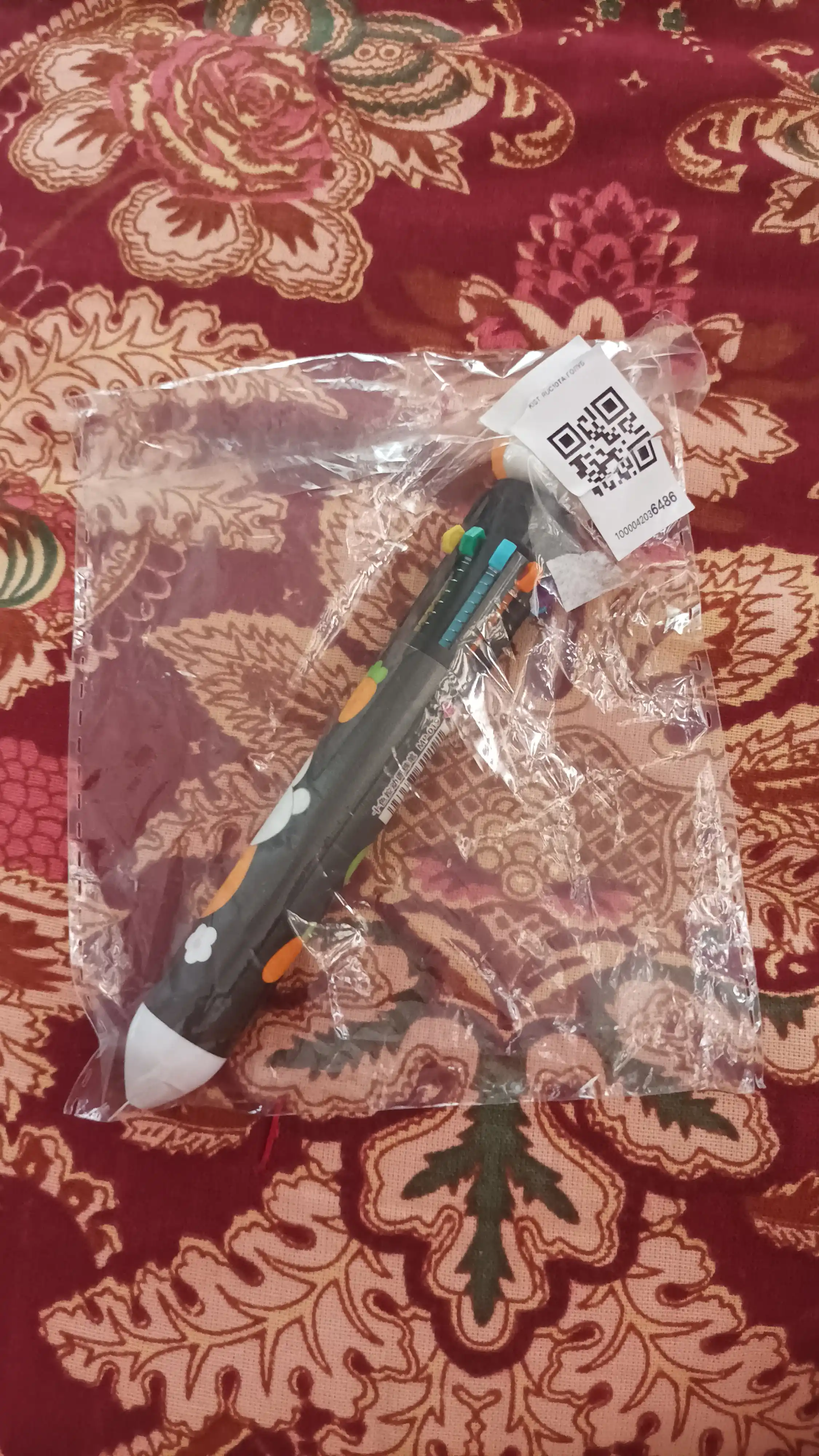 Sharikli ruchkasi, yozish uchun, 1 ruchkasi 10 ta rang