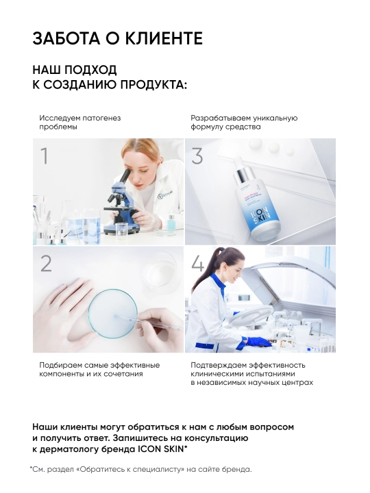 Пенка для умывания очищающая, AHA+BHA кислоты, ICON SKIN, 175 мл