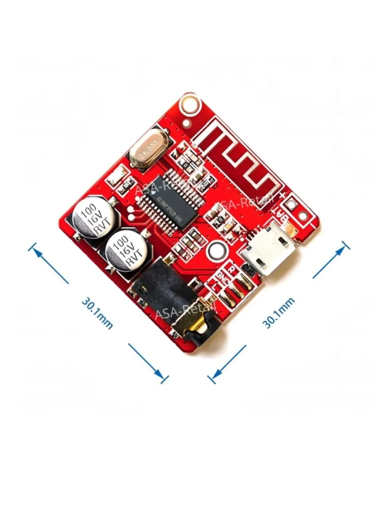 VHM-314 Bluetooth 5.0 MP3 dekoder, Type-C, stereo, simsiz modul