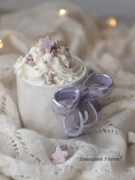 Кружка с бантом pinterest