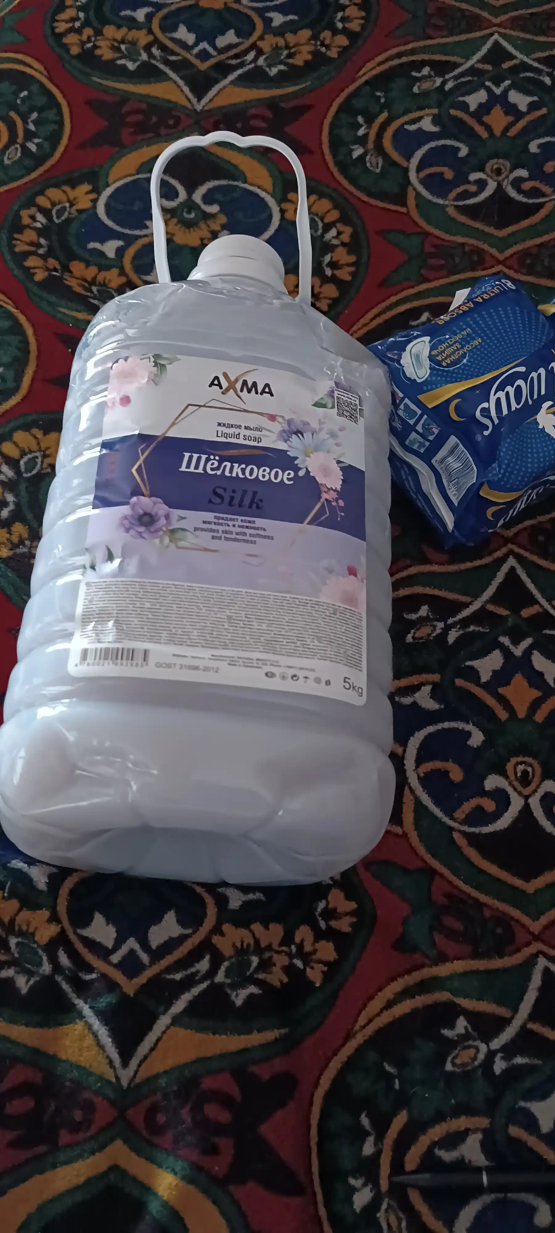 Suyuq sovun Аxma шёлковое, 5 kg