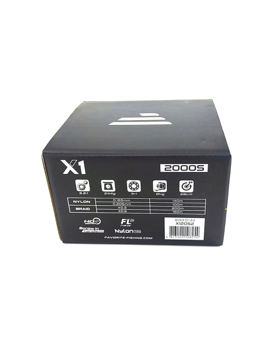 Катушка Favorite X1 (2024)# 2000S, 5.2:1, 9+1BB, (X120S2)