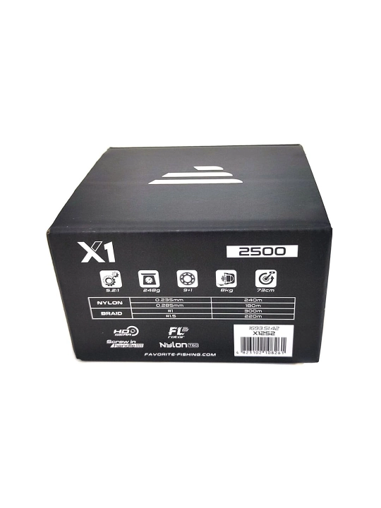 Катушка Favorite X1 (2024)# 2500, 5.2:1, 9+1BB, (X1252)