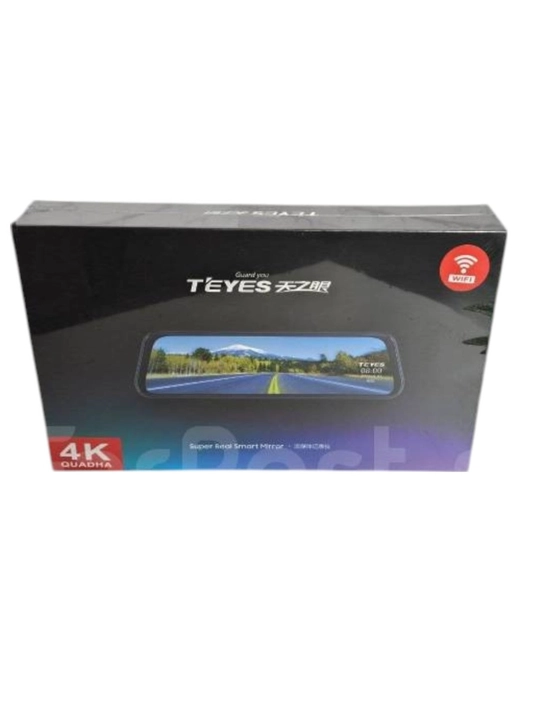 Видеорегистратор Teyes Q9 PRO, 4K+1080P, Wi-Fi автомобильное стекло с камерой заднего вида
