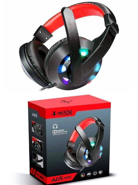 Игровые наушники, с микрофоном, проводные, для компьютера, с RGB-подсветкой - 