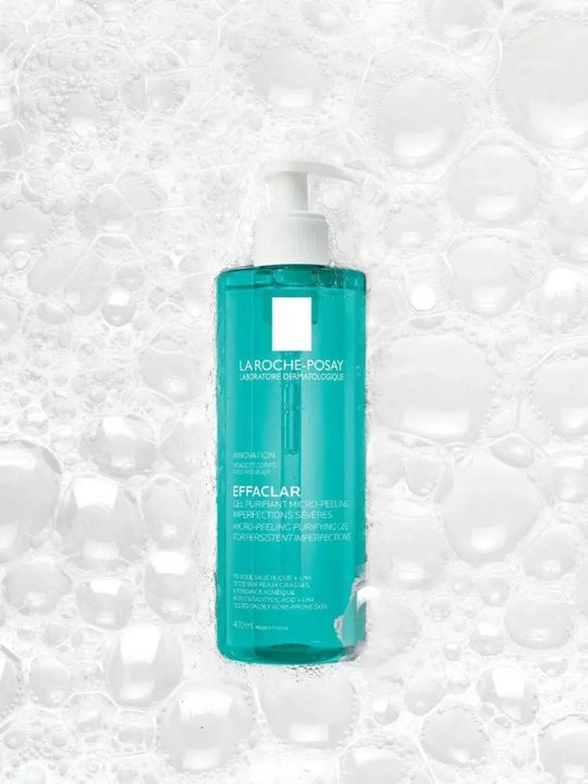 Kuchli nuqsonlari bo‘lgan teri uchun Effaclar tozalovchi mikroqobiqsizlantiruvchi geli, 400 ml