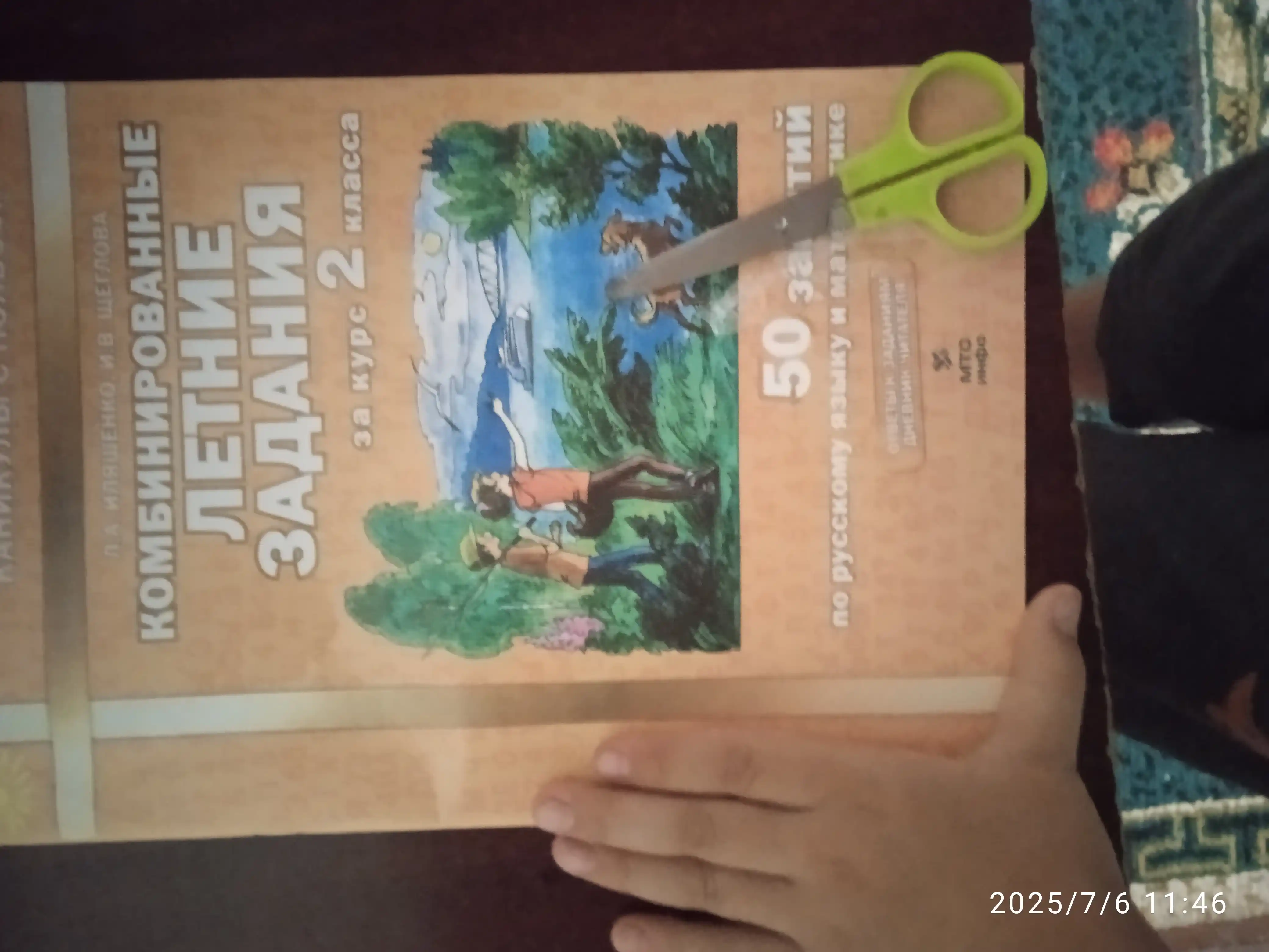 Kombinirovannyye letniye zadaniya, za kurs 2 klassa