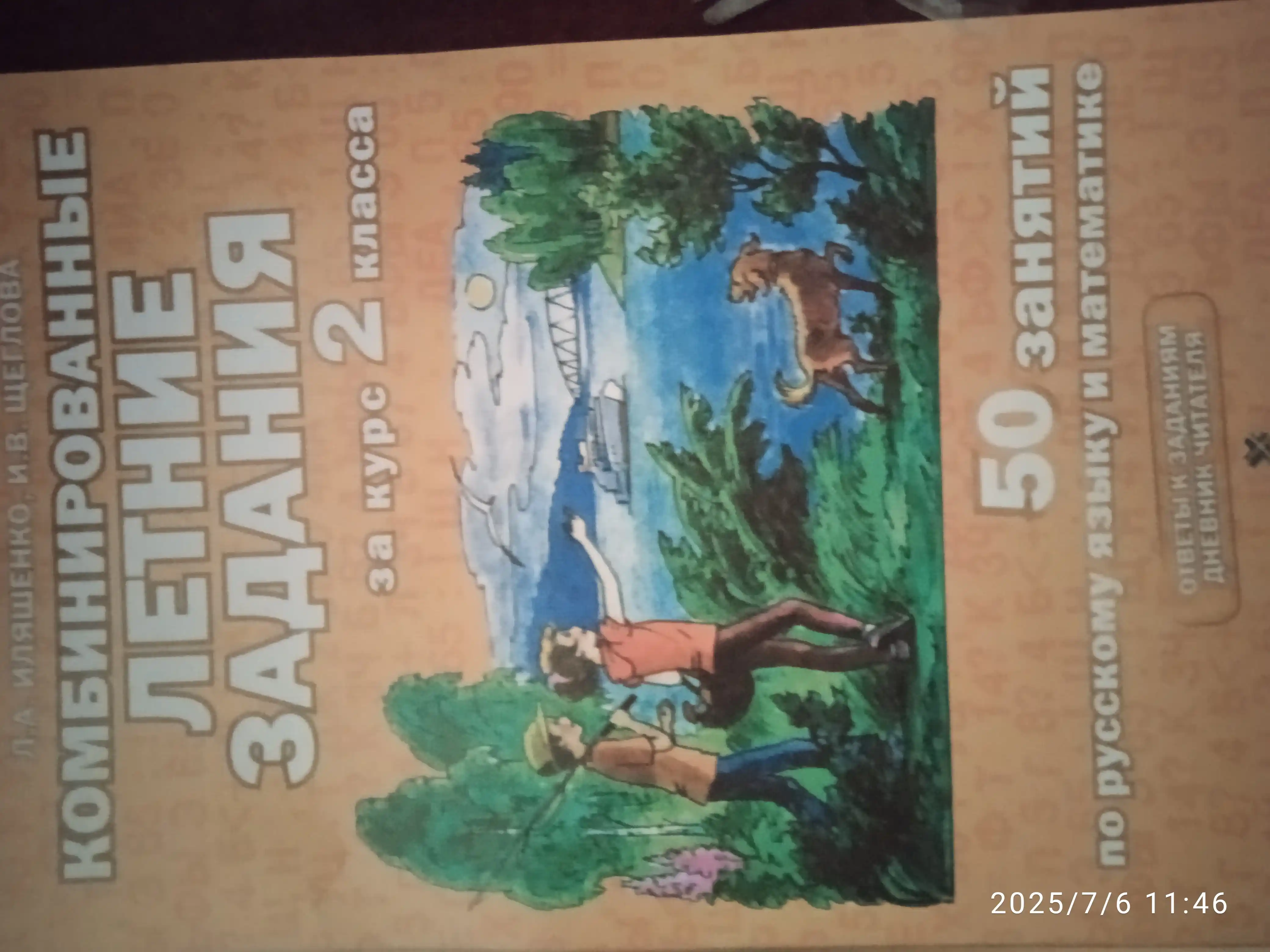 Kombinirovannyye letniye zadaniya, za kurs 2 klassa