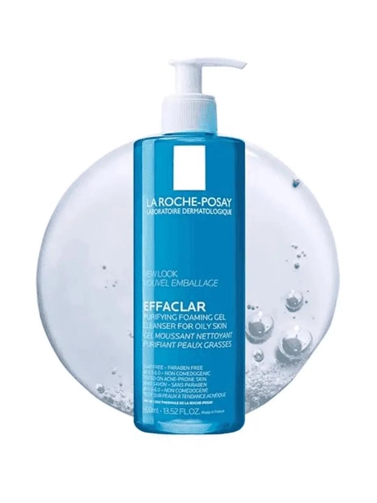 Effaclar yog‘li va muammoli, aknega moyil teri uchun yuz va tana tozalovchi gel, 400 ml