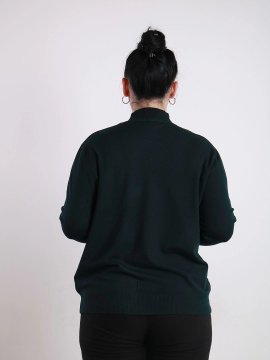 Katta o'lchamli ayollar kashmir sviteri, L, XL, jun, paxta