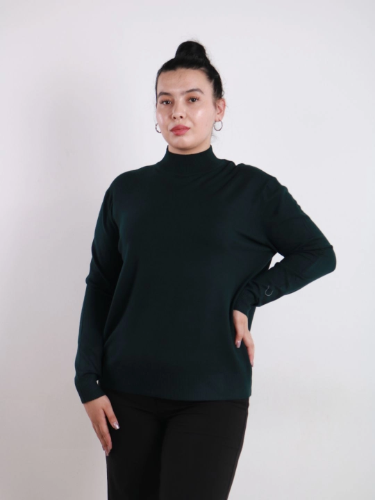 Katta o'lchamli ayollar kashmir sviteri, L, XL, jun, paxta