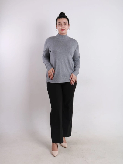 Katta o'lchamli ayollar kashmir sviteri, L, XL, jun, paxta