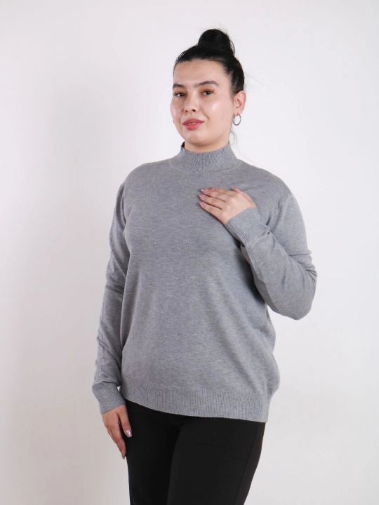 Katta o'lchamli ayollar kashmir sviteri, L, XL, jun, paxta