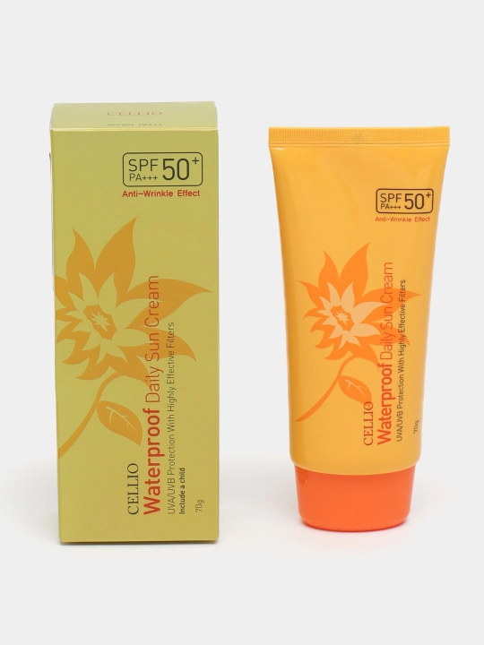 Солнцезащитный крем для лица и тела Sun Cream SPF 50 PA+++, 70 гр - 