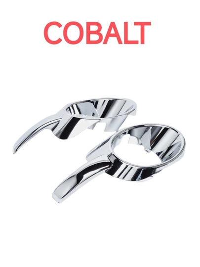 Накладки на противотуманные фары для Chevrolet Cobalt, никелевые — DION-OCHKI-ХРОМ
