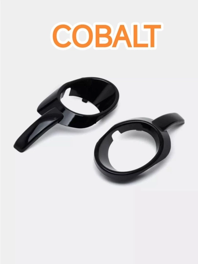 Накладки на противотуманные фары для Chevrolet Cobalt, никелевые — DION-OCHKI-ЧЕРН