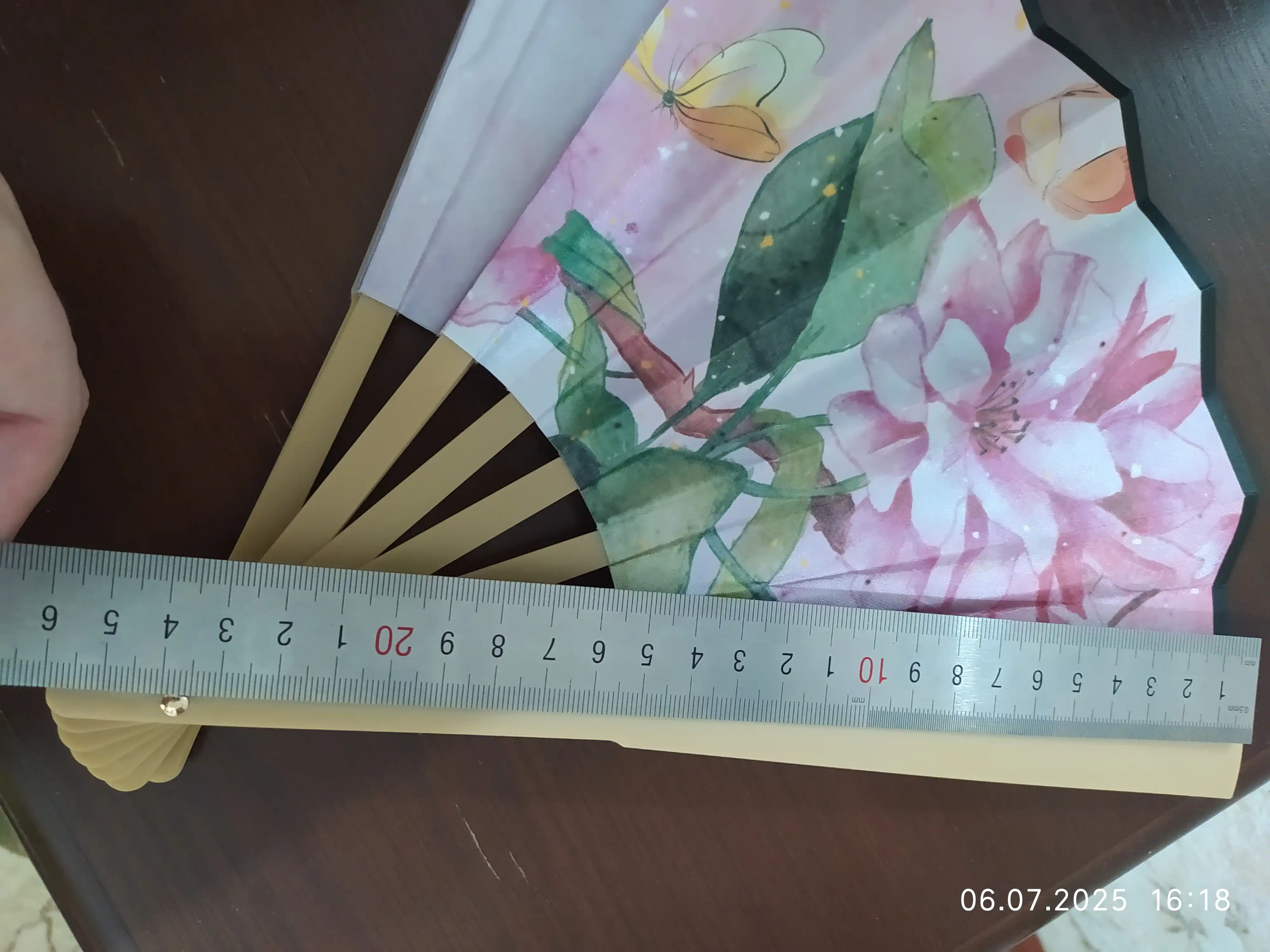 Веер из бамбука, 33 см