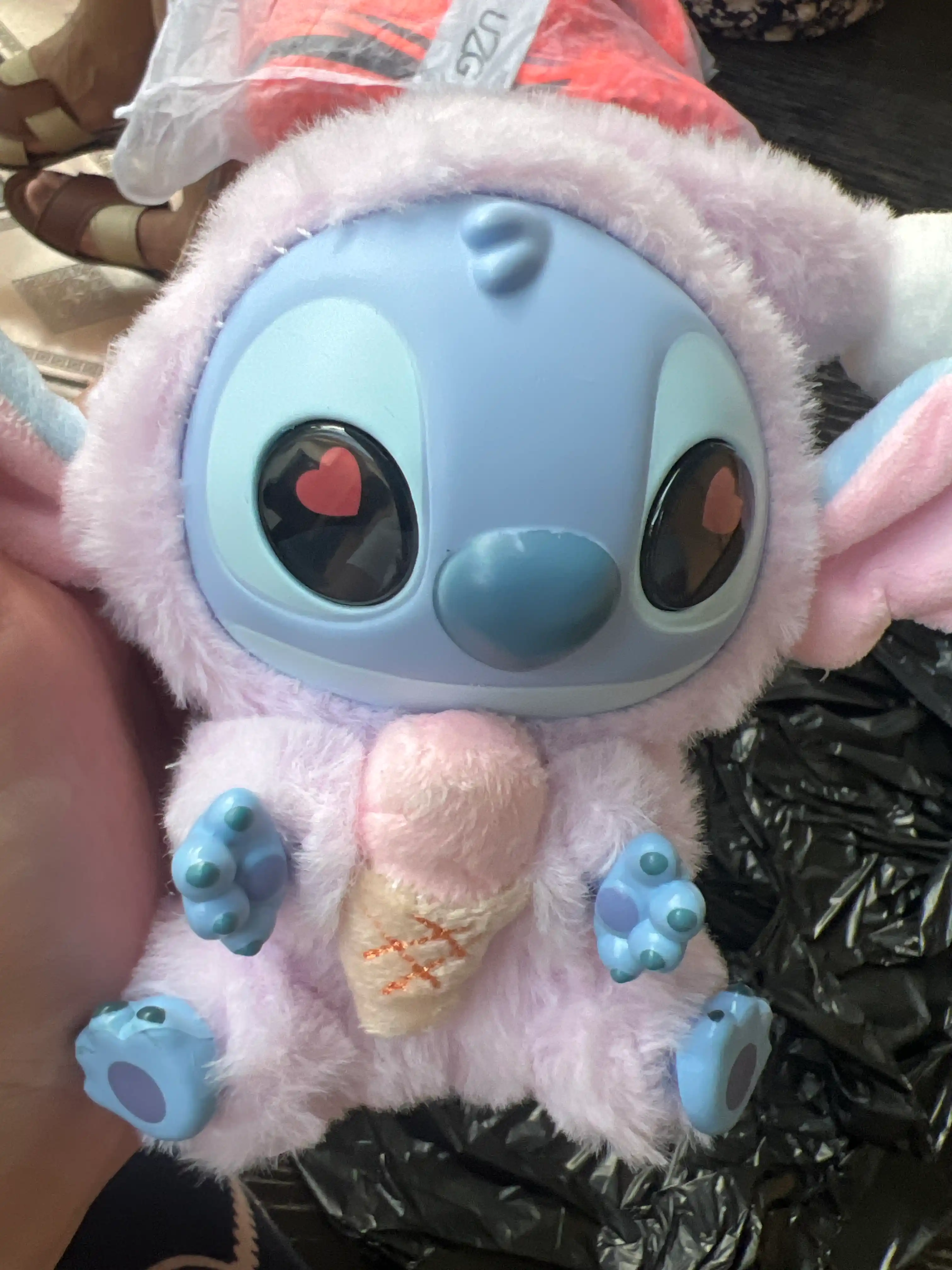 POP MART Labubu The Monsters o‘yinchoq-brelok,1 dona,tasodifiy rang, STICH o‘yinchoq brelok