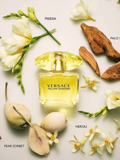 Ayollar uchun parfumlangan suv, Versace Yellow Diamond Eau De Toilette 90 ml, Italiya - 