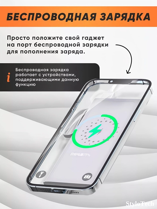 Повербанк 10000 мА/ч, 20000 мА/ч, 30000 мА/ч, Power Bank, 5 в 1 с кабелем,