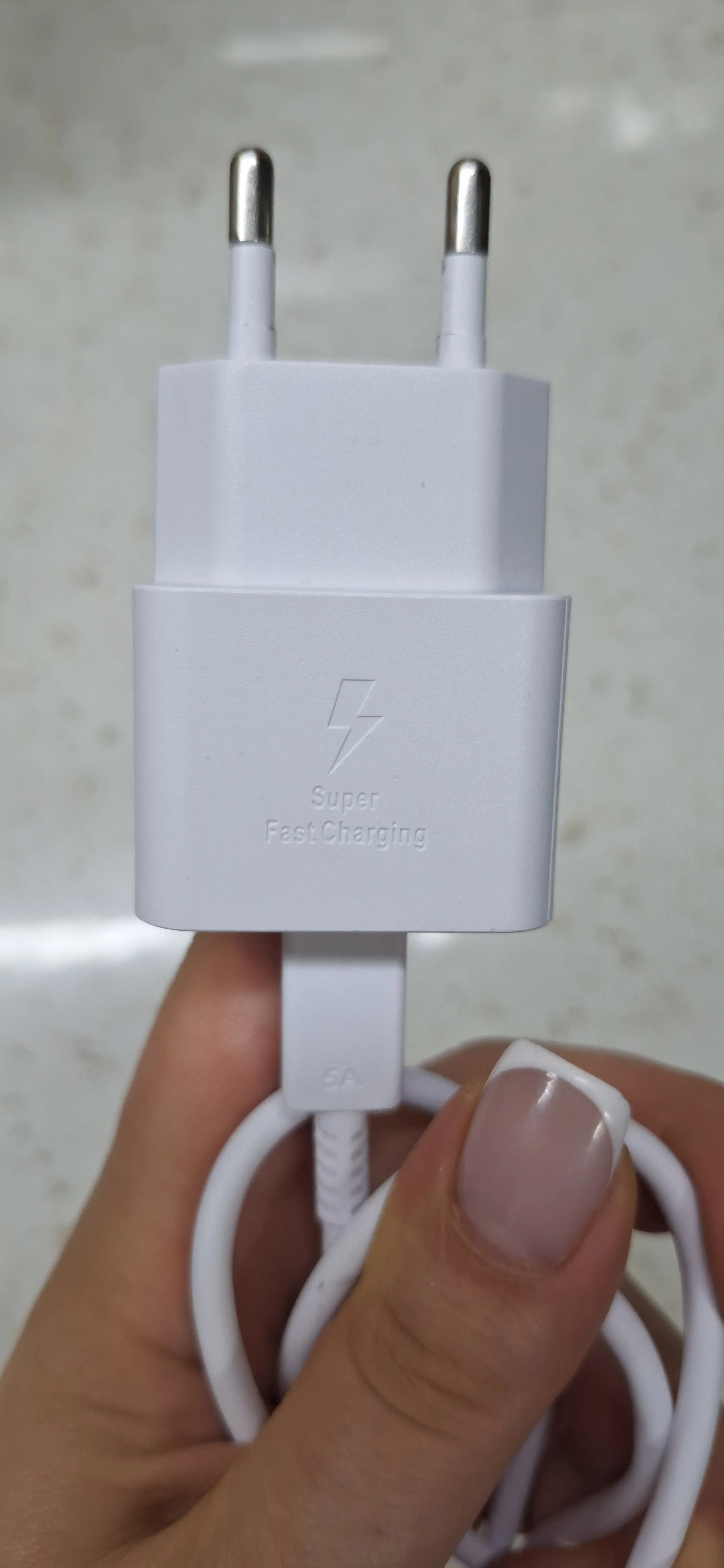 Samsung zaryadlovchi, Type-C kabeli, 25 Vt tez zaryadlash, quvvat manbai