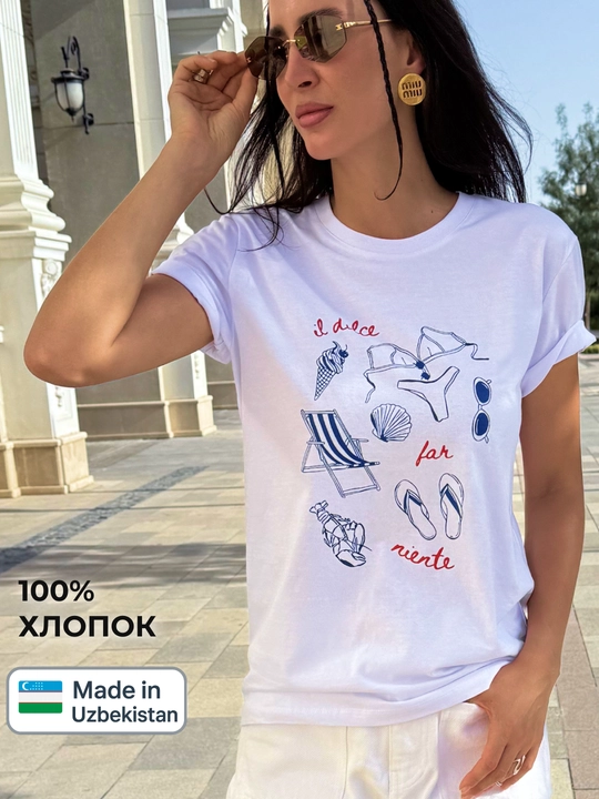 Футболка унисекс с принтом, 100% хлопок, повседневная, свободный крой, для мужчин и женщин - 