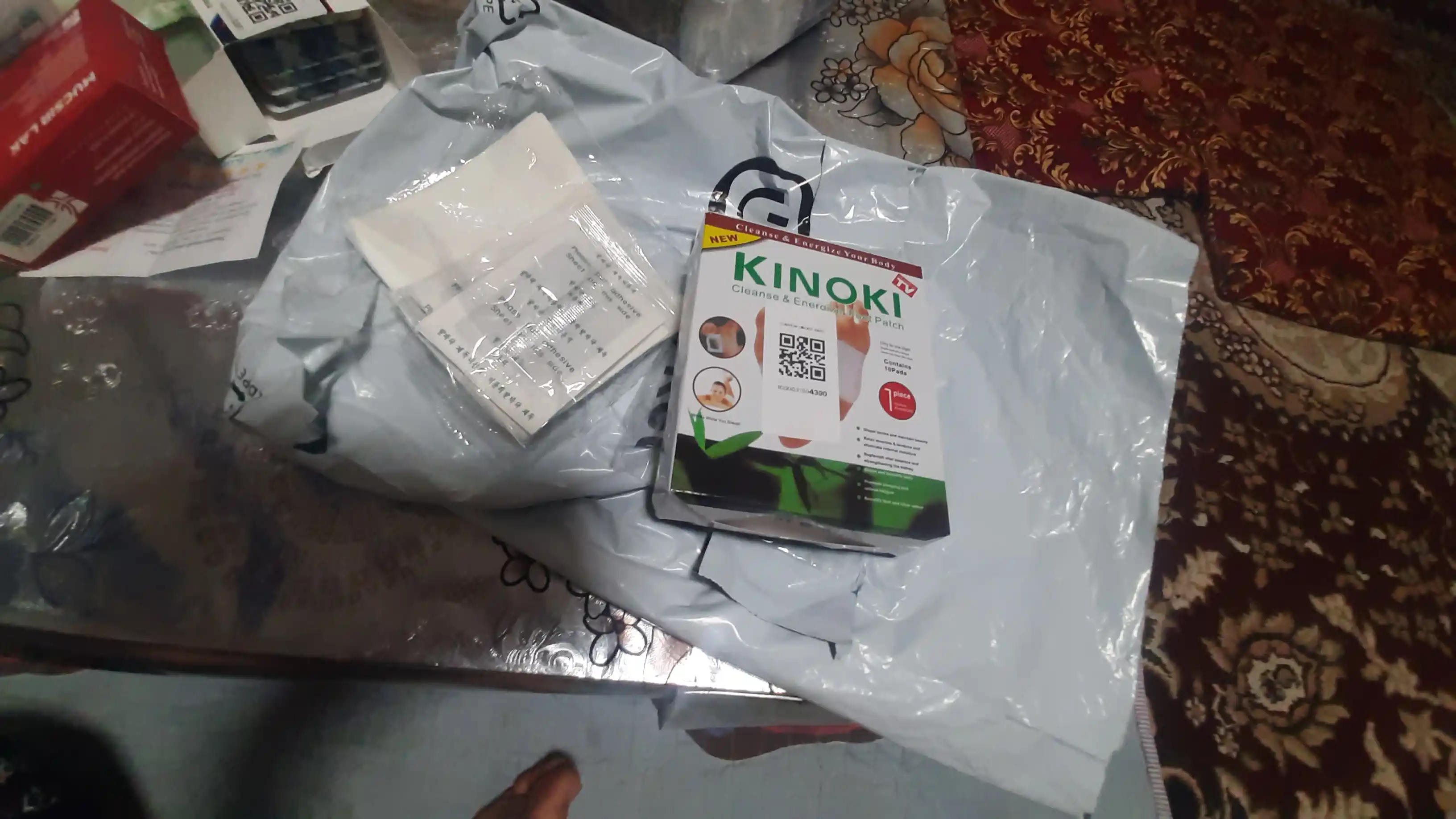 Kinoki Detox Foot Pads — детокс-пластыри для ног, 10 шт