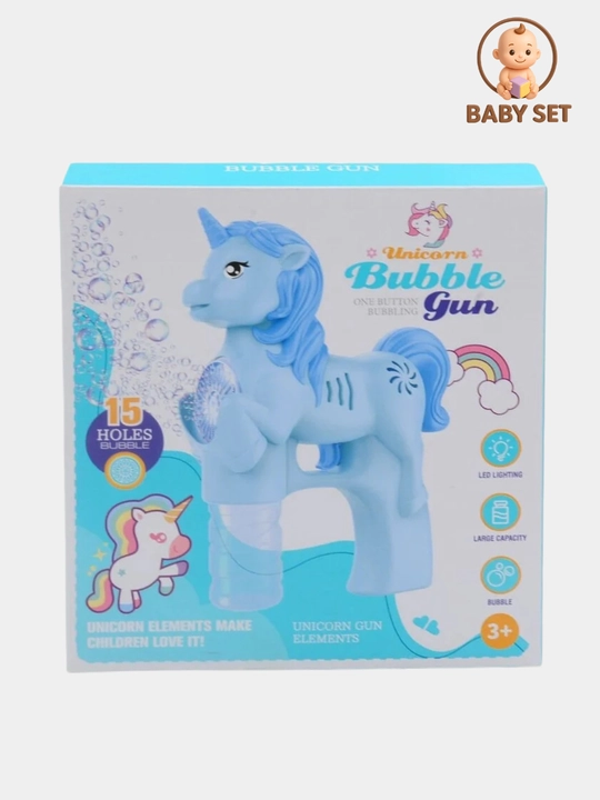 "BUBBLE GUN" sovun pufakchalari uchun pistolet - ko‘pikli pufakchalar generatori