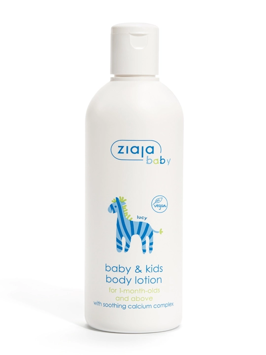 Yangi tug‘ilgan chaqaloqlar va bolalar uchun Ziaja Baby tana losyoni (1 oylikdan), 300 ml - 