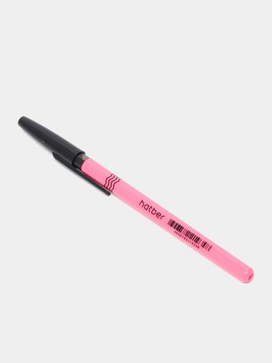 Sharikli ruchka Hatber NEON, ko'k, 0,7 mm, qopqoq va qisqichli, turli ranglar, 3 dona (7CB_50072)