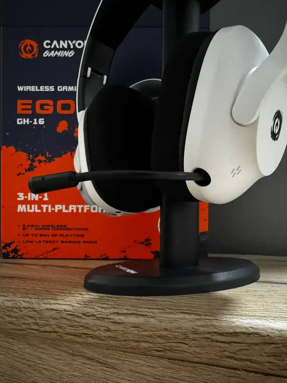 CANYON Ego GH-16 simsiz o‘yin quloqchinlari, mikrofonli quloqchinlar, sovg‘a tagligi