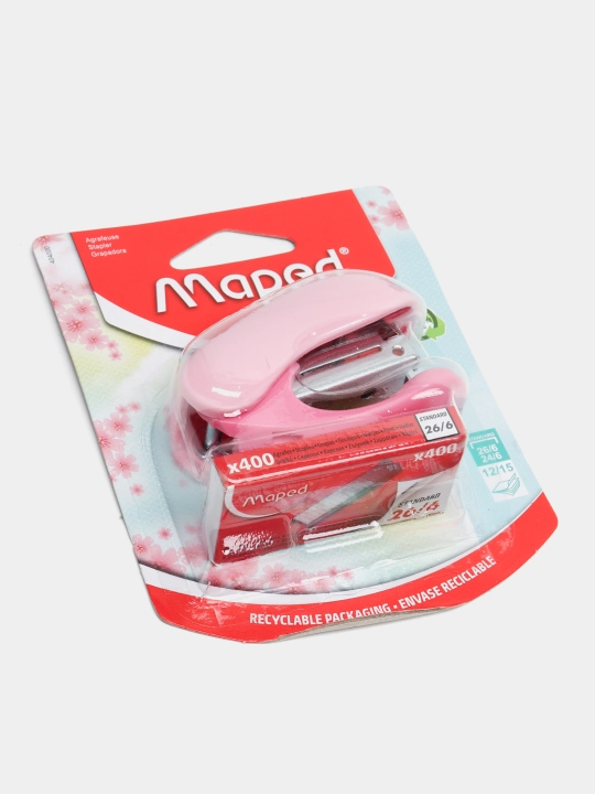 Мини-Степлер PASTEL 26/6,24/6 Maped 404000