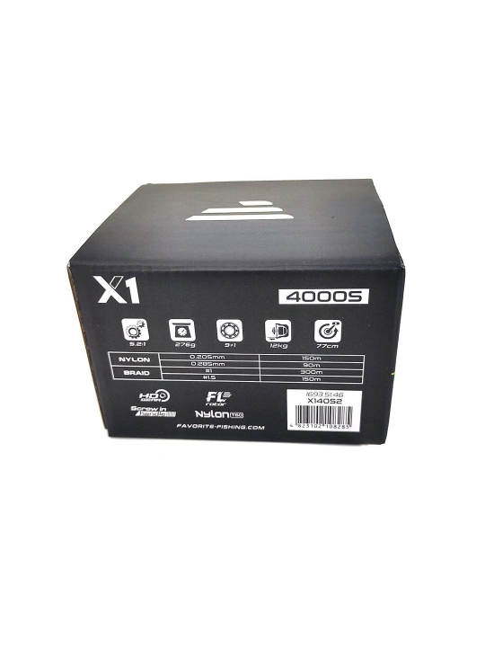 Favorite X1 (2024) katushkasi #4000S, 5.2:1, 9+1BB, (X140S2)