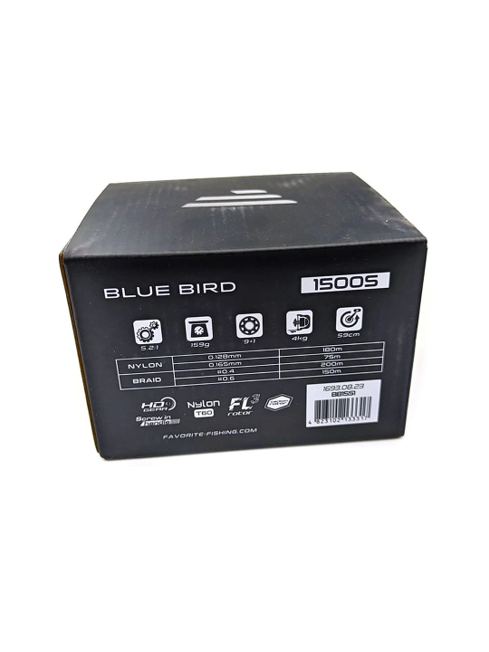 Favorite Blue Bird beyinersion katushkasi #1500S, 9+1BB, 5.2:1
