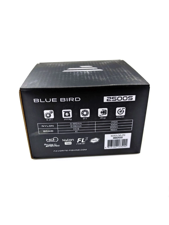 Favorite Blue Bird beyinersion katushkasi #2500S, 9+1BB, 5.2:1