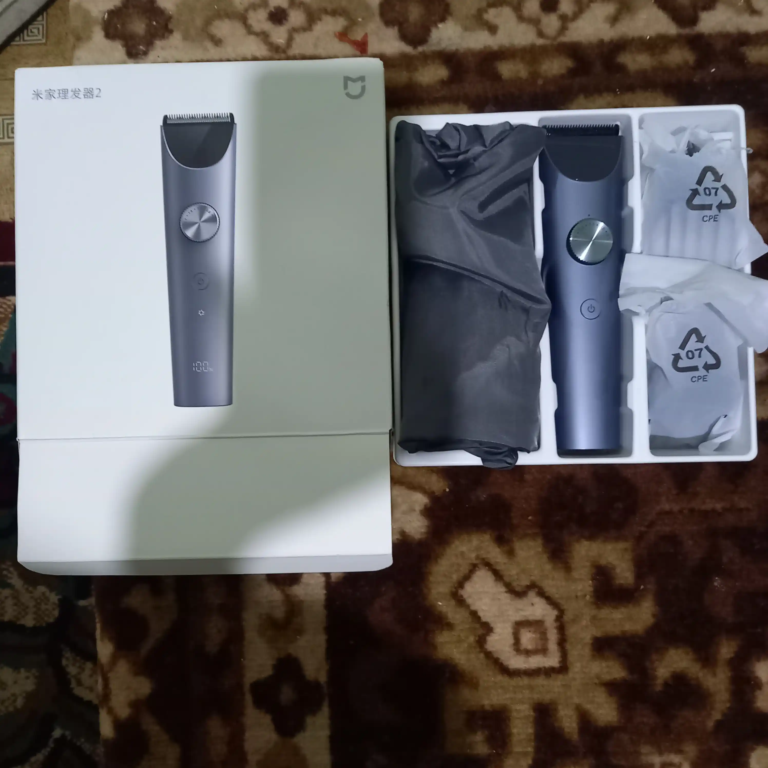Xiaoami Clipper2 soch olish mashinasi, elektr, soqol olish uchun trimmer, elektr ustara
