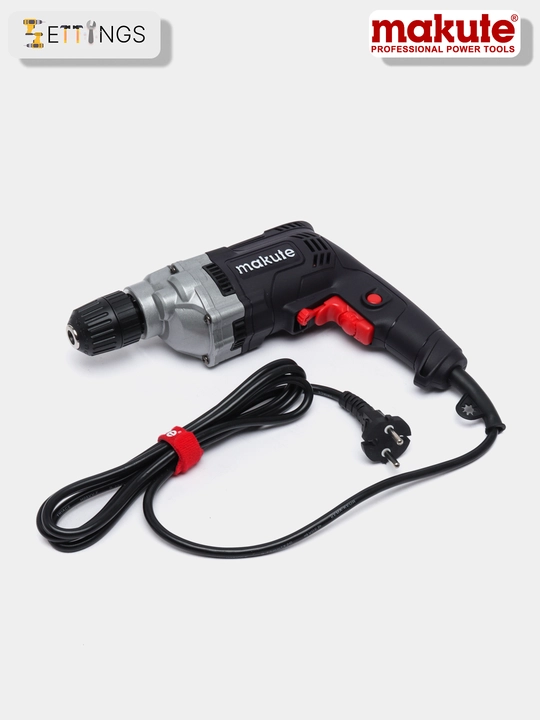 Makute ED002 elektr burg‘ulash qurilmasi, 550 Vt,10 mm,teskari aylanish, tezlik sozlagich