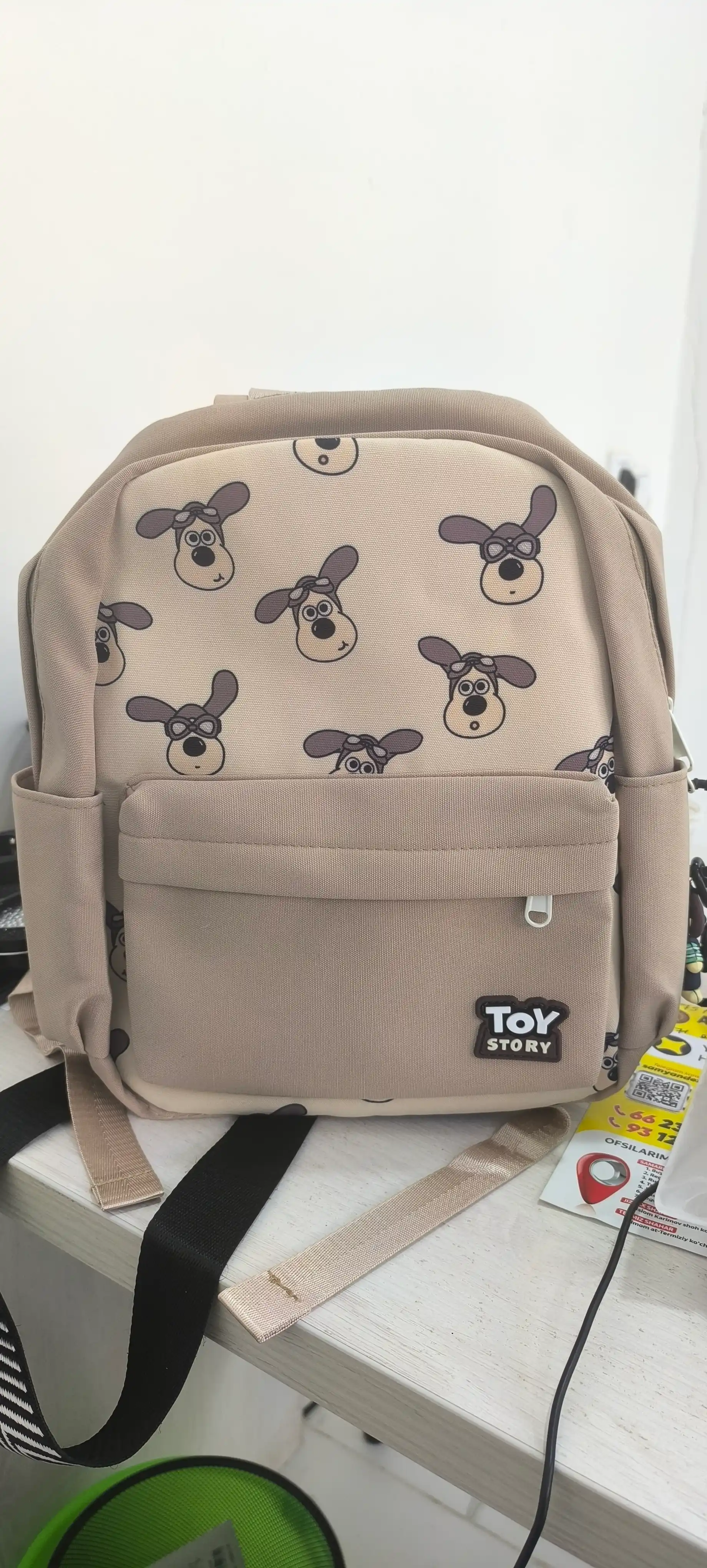 Детский рюкзак с собачками TOY story для малышей 2–7 лет, компактный и лёгкий, 33х28х13 см